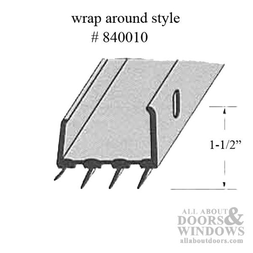 Peachtree 36 Inch Bottom Door Sweep for Avanti Doors - Black - DISCONTINUED - Peachtree 36 Inch Bottom Door Sweep for Avanti Doors - Black - DISCONTINUED