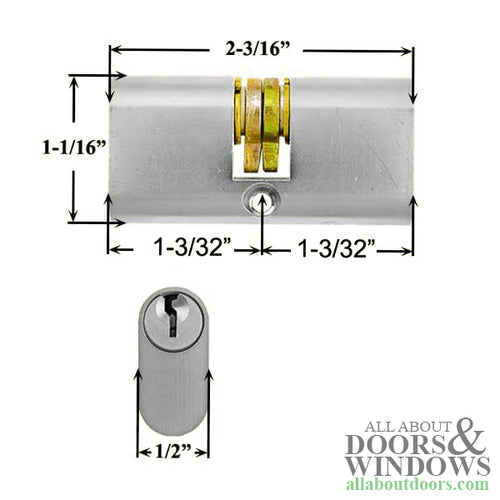 Replacement for Papaiz Key Lock Single Cylinder with Thumb Turn - Replacement for Papaiz Key Lock Single Cylinder with Thumb Turn