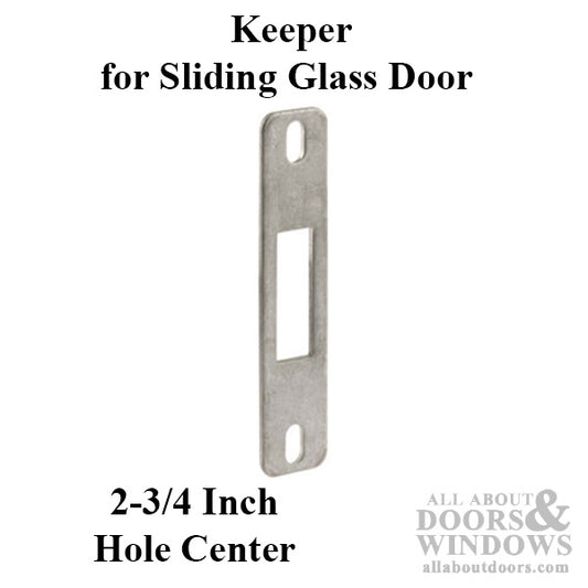 Keeper - Sliding Patio Door, Stainless Steel - SS