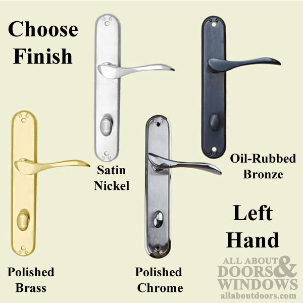 Active Pella Left Hand Keyed Handle Set for Hinged Door - Choose Finish - Active Pella Left Hand Keyed Handle Set for Hinged Door - Choose Finish