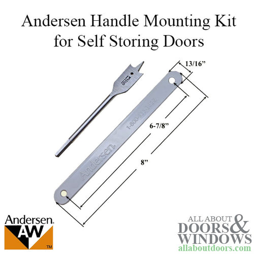 Handle Mounting Kit for Self Storing Doors - Handle Mounting Kit for Self Storing Doors