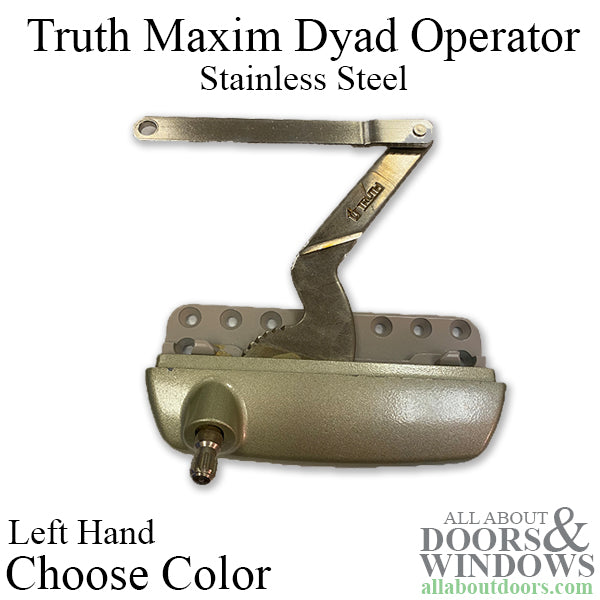 Truth Maxim Dyad Operator,  Stainless , Left Hand - Truth Maxim Dyad Operator,  Stainless , Left Hand