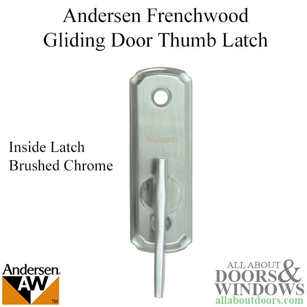 Andersen Newbury Thumb Latch - Brushed/Satin Chrome - Andersen Newbury Thumb Latch - Brushed/Satin Chrome