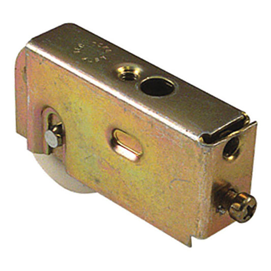 Sliding Patio Door Roller Assembly with Adjustable Steel Housing 1.25 Inch Nylon Ball Bearing Wheel Diameter