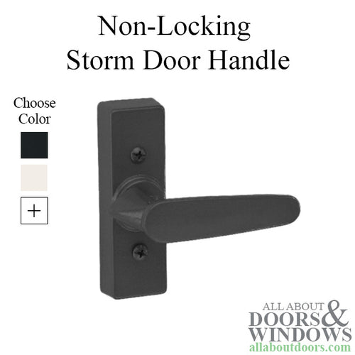 Non-Locking Storm Door  handle, Inside Rotary Latch - Non-Locking Storm Door  handle, Inside Rotary Latch