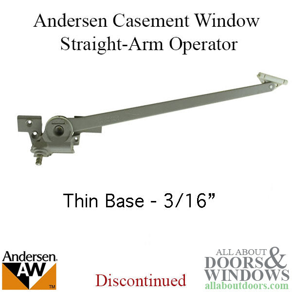 Andersen Operator, E-Z Casement, Straight Arm- LH - Andersen Operator, E-Z Casement, Straight Arm- LH