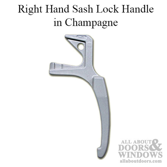 Sash Lock Handle - Right Hand - Choose Color