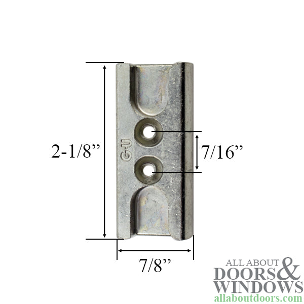 G-U Locking Plate, 7/8