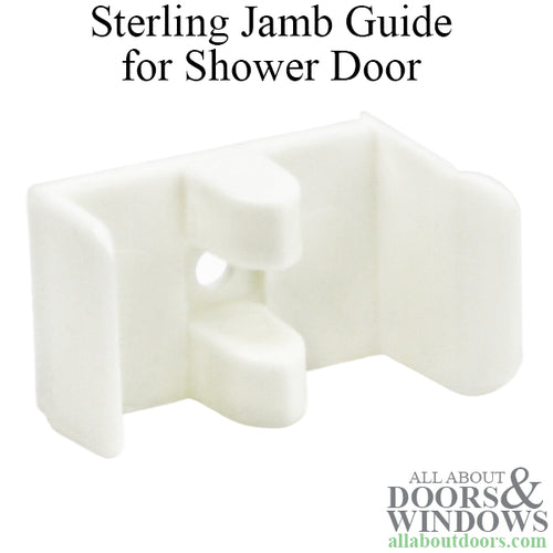 Sterling Jamb Guide for Shower Door - White - Sterling Jamb Guide for Shower Door - White