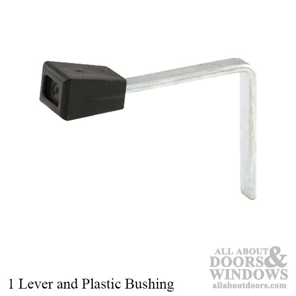 Steel Lever Latch with 1-1/4 Inch Tail for Sliding Glass Door - Steel Lever Latch with 1-1/4 Inch Tail for Sliding Glass Door