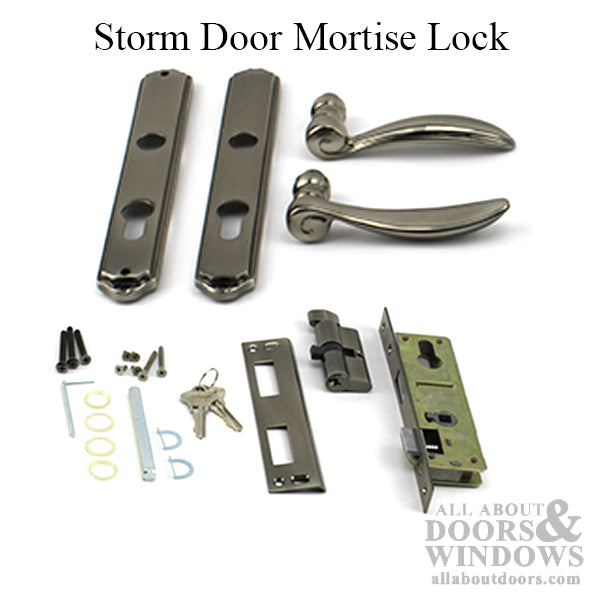 Arlington Mortise Lock with Handle for Storm Door - Arlington Mortise Lock with Handle for Storm Door