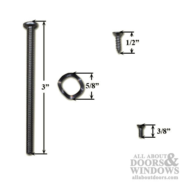 Sliding Door Handle Screw Package - 3