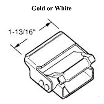 Toggle Lock / Suitcase Latch - White