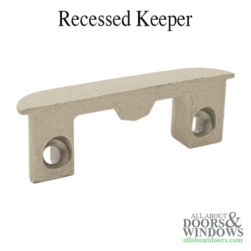 Recessed Keeper with Flange - Recessed Keeper with Flange