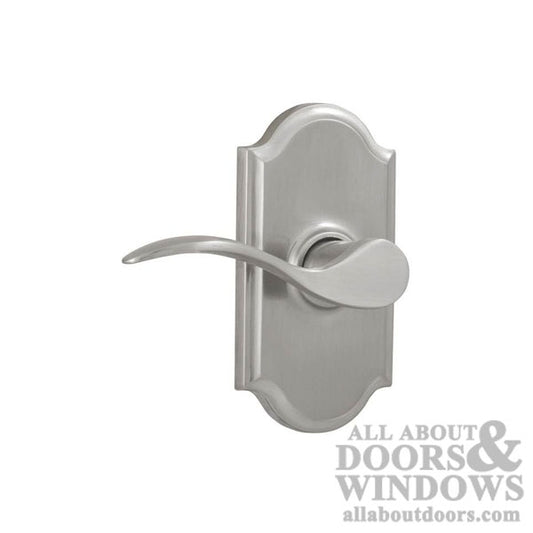 Weslock Left Hand Bordeau Premiere Privacy Lock w/ Adjust. Backset & Full Lip Strike Satin Nickel