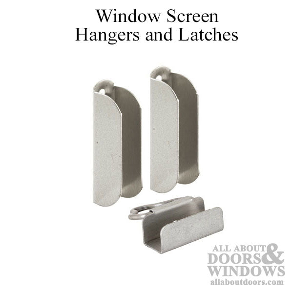 Window Screen Hangers and Latches - Window Screen Hangers and Latches