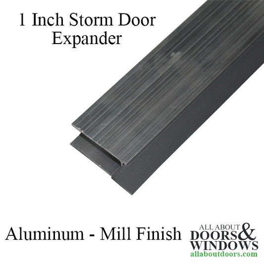 Expander, 1 inch thick Storm Door 35-7/16 - Aluminum / Mill Fini