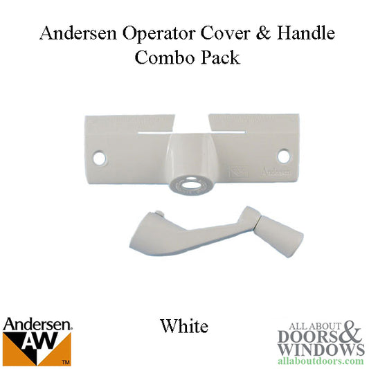 Andersen Casement Window Operator Cover & Handle -  White