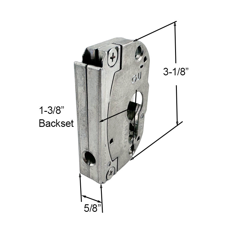 G-U Tilt & Turn Lock Case Only, 35mm backset - G-U Tilt & Turn Lock Case Only, 35mm backset