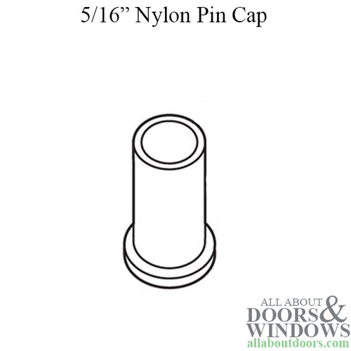 Pin Cap / Guide, 5/16 I.D., Nylon Replacement - each - Pin Cap / Guide, 5/16 I.D., Nylon Replacement - each