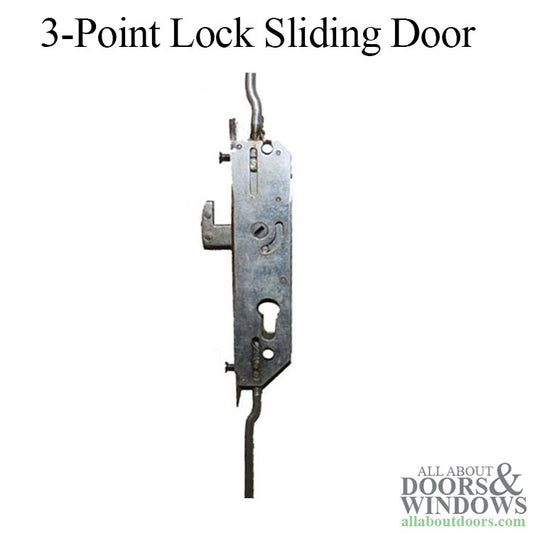 GLW Multi-Point Lock body, 3-point hook Sliding Door