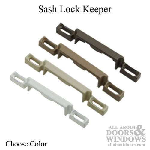 Keeper for Double Hung Window Sash Lock, 2-1/4
