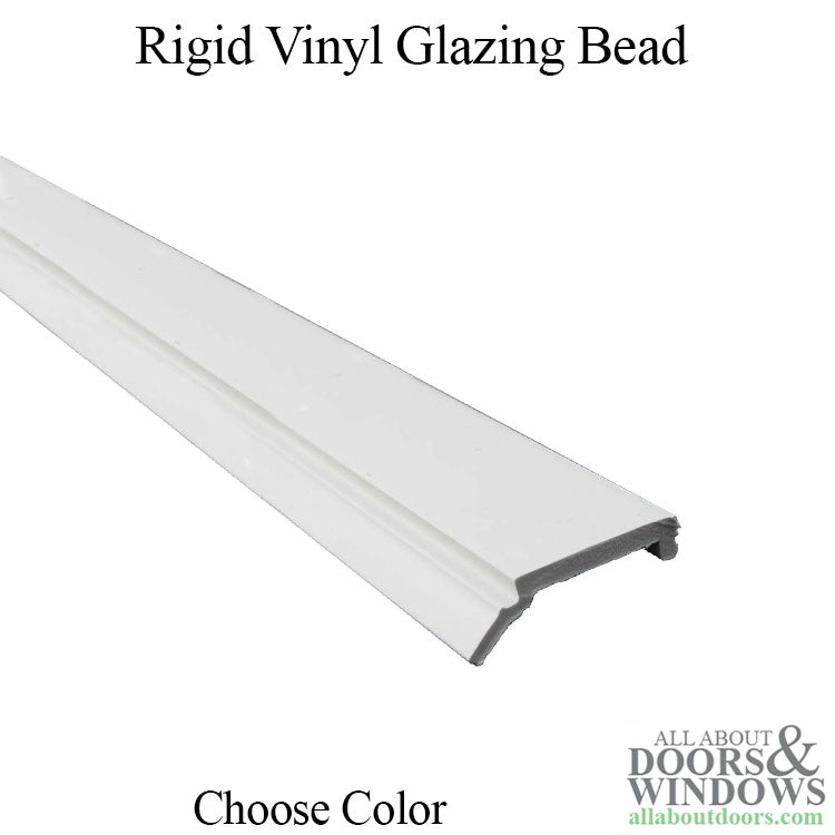 Glazing Bead, 3 line Shape, Rigid Vinyl Milgard Vinyl 14’ - Choose Color - Glazing Bead, 3 line Shape, Rigid Vinyl Milgard Vinyl 14’ - Choose Color