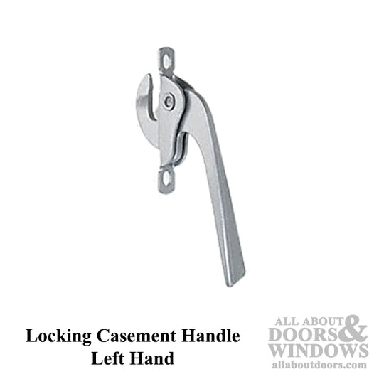 Locking Handle, 2-3/8 Left Hand Casement - Aluminum