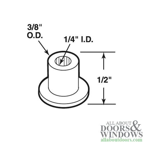 Pin Cap / Guide, 1/4 I.D., Nylon Replacement - Pin Cap / Guide, 1/4 I.D., Nylon Replacement