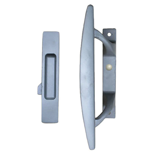 Handle Set for Sliding Patio Doors with Diecast Inside Pull Right Hand