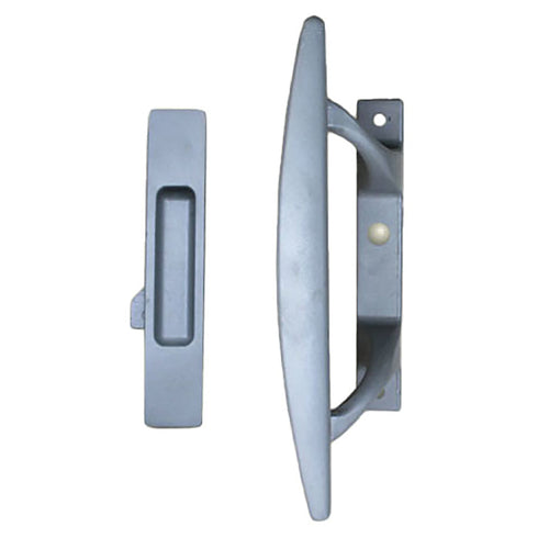 Handle Set for Sliding Patio Doors with Diecast Inside Pull Right Hand - Handle Set for Sliding Patio Doors with Diecast Inside Pull Right Hand