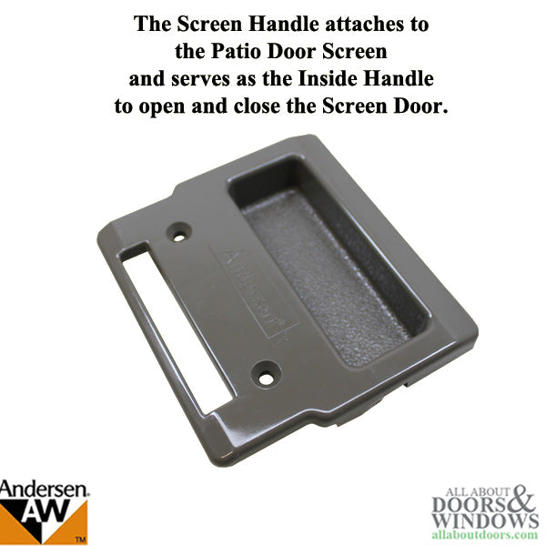 Andersen Door Handle For Patio Screen Doors Inside Handle For Sliding Doors Stone - Andersen Door Handle For Patio Screen Doors Inside Handle For Sliding Doors Stone