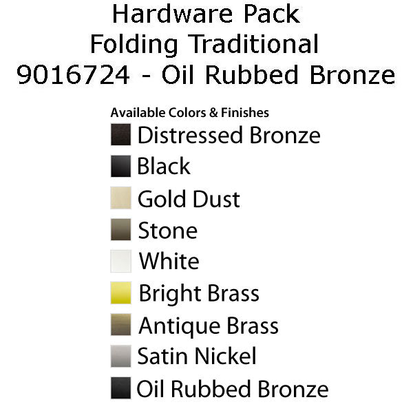 Andersen Casement Window - 200/400 Series - Hardware Pack - Folding Traditional - Oil Rubbed Bronze - Andersen Casement Window - 200/400 Series - Hardware Pack - Folding Traditional - Oil Rubbed Bronze