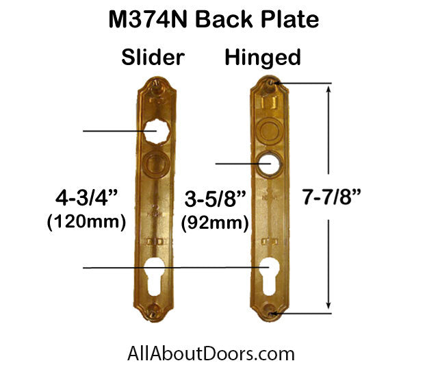 Fuhr L Type Handle Set for Sliding Patio Door Active Keyed - Fuhr L Type Handle Set for Sliding Patio Door Active Keyed