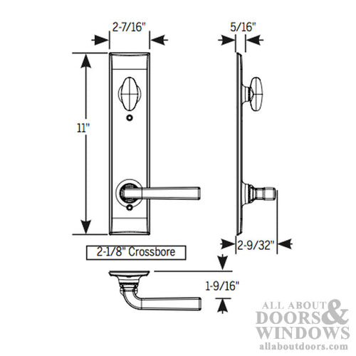 Trilennium Active Keyed Lock, 3000 Series Rectangular Base - Choose Options - Trilennium Active Keyed Lock, 3000 Series Rectangular Base - Choose Options