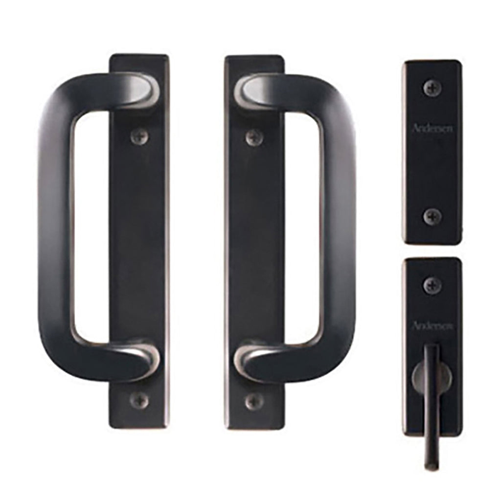 Andersen Frenchwood Gliding Door Trim Anvers 4 Panel Interior & Exterior - Oil Rubbed Bronze - Andersen Frenchwood Gliding Door Trim Anvers 4 Panel Interior & Exterior - Oil Rubbed Bronze