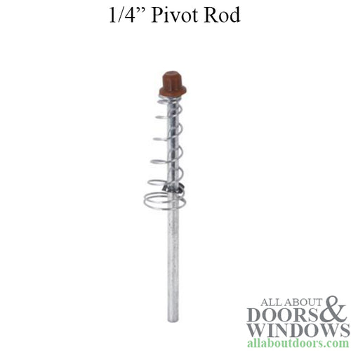 Closet Door Pivot Rod Spring Loaded - Closet Door Pivot Rod Spring Loaded