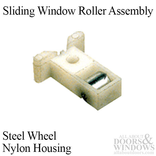 Roller Assembly (Flat) - Sliding Windows, Nylon / Steel - Roller Assembly (Flat) - Sliding Windows, Nylon / Steel