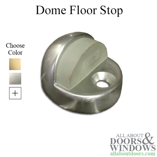 Floor Stop - Dome - 1-5/16 Inch - Choose Color