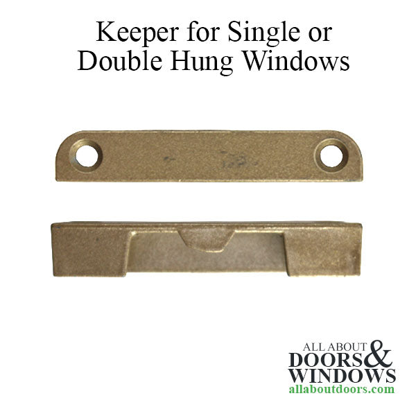 Sash Lock Keeper, Heartland Window - Choose Color - Sash Lock Keeper, Heartland Window - Choose Color