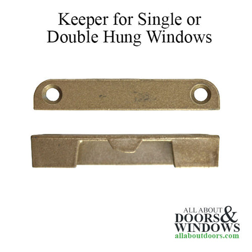 Sash Lock Keeper, Heartland Window - Choose Color - Sash Lock Keeper, Heartland Window - Choose Color