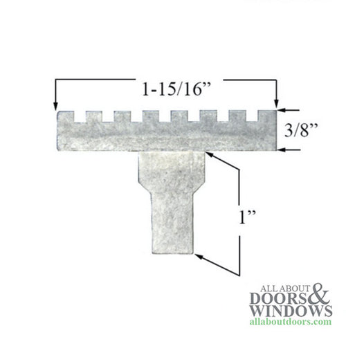 Driver Fork for Tilt & Turn Window Handle - Driver Fork for Tilt & Turn Window Handle