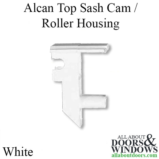 Alcan Top Sash Cam / Roller Housing - White