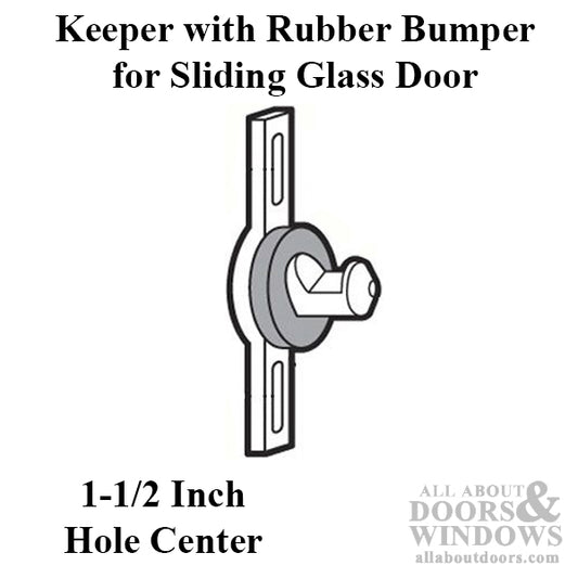 Discontinued Keeper - Sliding Patio Door, Diecast with Rubber Bumper - Zinc