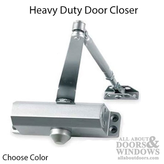 Door Closer # 4 Heavy Duty - Dual Valve  - Choose Color