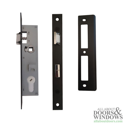 Curved Lever Mortise Lock Handle Set for Storm Doors - Curved Lever Mortise Lock Handle Set for Storm Doors