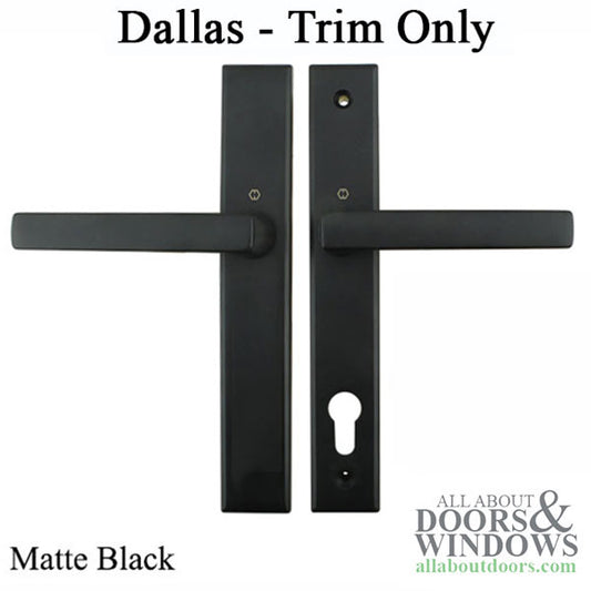 Dallas Inactive Trim Set M1643/2161N - Matte Black