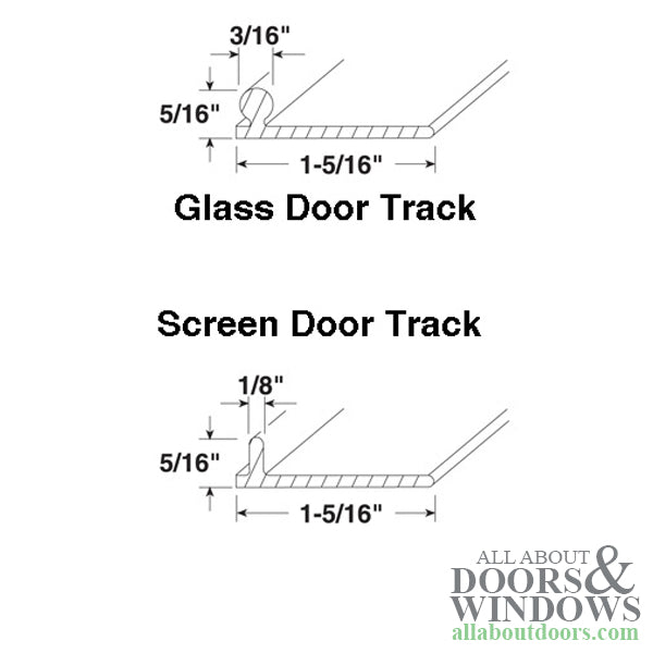 Sliding Patio Door Replacement Track 94 Inch Aluminum - Sliding Patio Door Replacement Track 94 Inch Aluminum