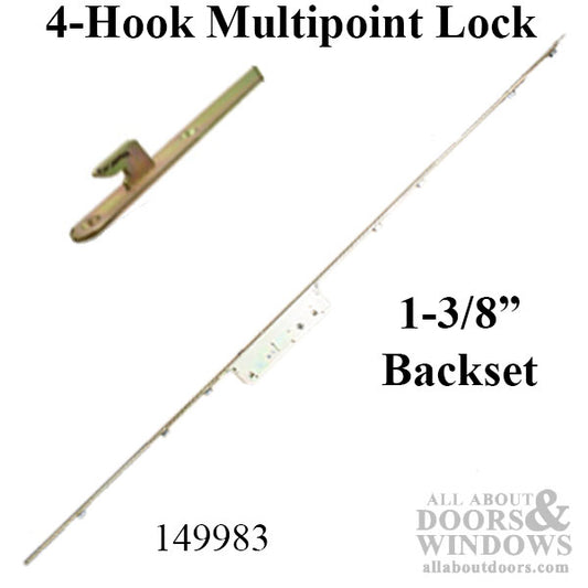 Mortise Lock, 35mm Sliding Door, 4 hook Strike