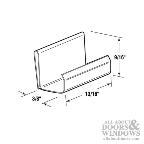 Metal Retainer Clips, Holds 3/8 inch Screen Frame - Metal Retainer Clips, Holds 3/8 inch Screen Frame